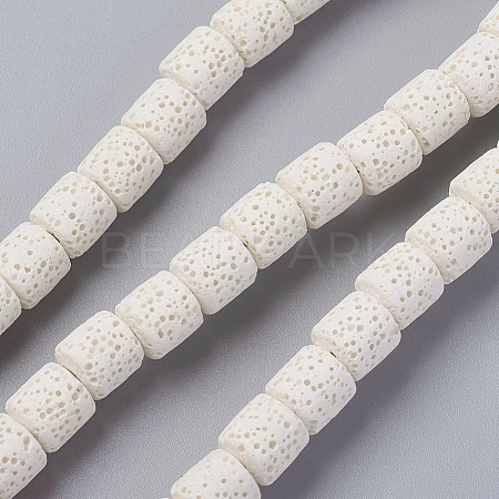 Natural Lava Rock Beads Strands G-F671-04A-01-1