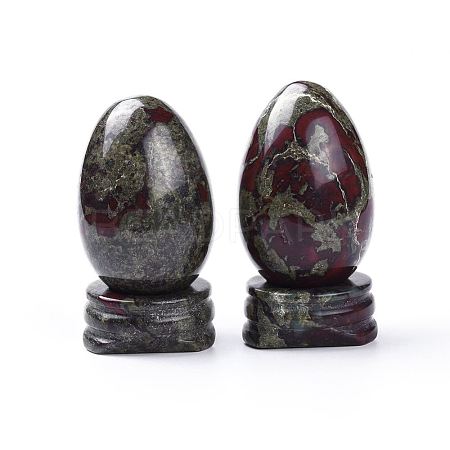 Natural Dragon Bloodstone Home Decorations G-K290-08-1