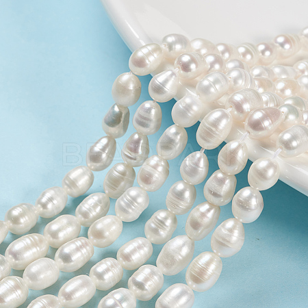 Grade A Natural Cultured Freshwater Pearl Beads Strands A23WD011-1