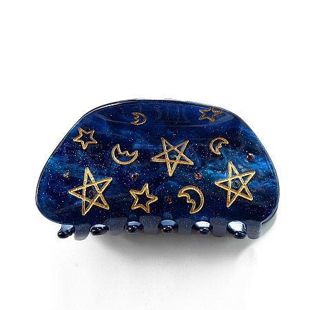 Moon Star Acrylic Claw Hair Clips PW-WG10C93-01-1