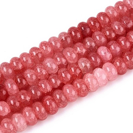 Glass Beads Strands GLAA-N059-5x8mm-23-1
