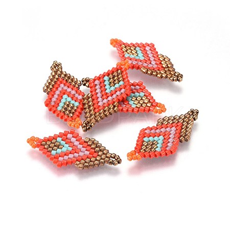 MIYUKI & TOHO Handmade Japanese Seed Beads Links SEED-A029-AB05-1