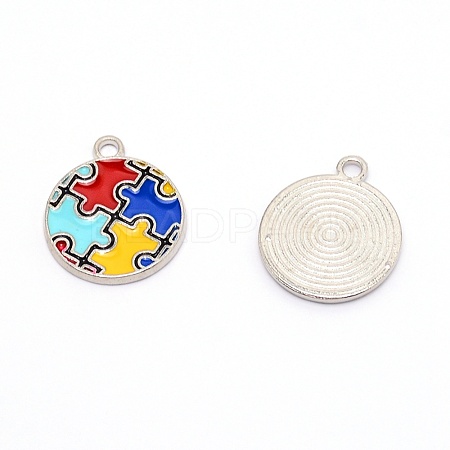 Zinc Alloy Enamel Pendants PALLOY-TAC0022-02-1