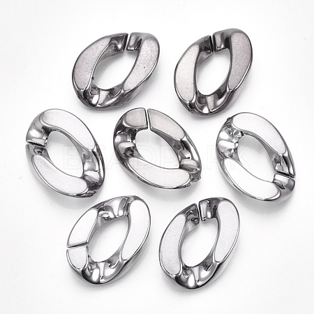 UV Plating ABS Plastic Linking Rings CCB-S162-03B-1