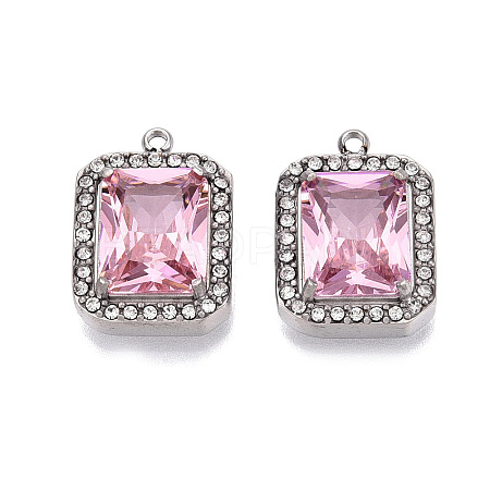High Polished 304 Stainless Steel Pendants STAS-L022-082P-01-1