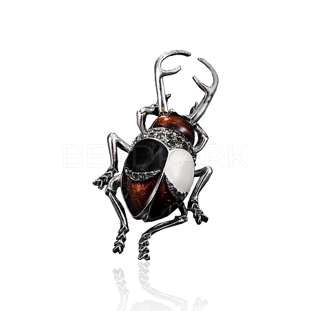 Beetle Rhinestone Enamel Pins LS-PW-WG7A582-03-1