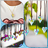 12Pcs Glass Pendants GLAA-SP0001-44-5