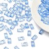 Transparent Acrylic Carrier Beads PL873Y-2-1