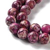 Dyed Natural Regalite/Imperial Jasper/Sea Sediment Jasper Beads Strands G-B124-C01-06-4