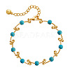 Brass Link Chain Bracelets WG5E311-02-1