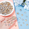 200Pcs 8 Styles CCB Plastic Pendants CCB-UN0001-04-4