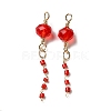 Glass Pendants KK-P242-05G-1