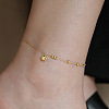 316L Surgical Stainless Steel Charm Anklets for Women FS-WG47470-09-1