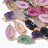 Druzy Resin Links connectors X-RESI-S383-027-1