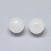 Natural White Jade Beads X-G-T122-25A-10-2