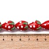 Handmade Lampwork Beads Strands LAMP-R109B-15A-4
