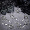 12Pcs 6 Style Tibetan Style Alloy Shoe Charms HJEW-AB00631-5