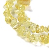 Heated Natural Citrine Beads Strands X-G-E607-A07-4