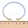 Braided Steel Wire Bangles Making KK-CBA6056-02F-G-3