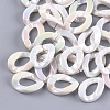 Acrylic Imitation Pearl Linking Rings OACR-S024-47-1