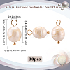 Beebeecraft 30Pcs Natural Cultured Freshwater Pearl Pendants FIND-BBC0002-56-2