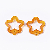 Transparent Acrylic Pendants X-TACR-S133-074-3