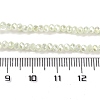 Baking Electroplate Glass Beads Strands DGLA-A039-J4mm-B17-4