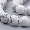 Natural Howlite Beads Strands G-Q462-124-8mm-3