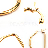 304 Stainless Steel Hoop Earrings EJEW-YW0001-02A-4