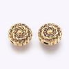 Tibetan Style Alloy Beads TIBEB-R022-AG-LF-2