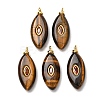 Natural Tiger Eye Pendants GG-CBAA798-04G-07-1