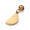304 Stainless Steel Pendants STAS-K323-01B-G-2