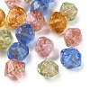 Handmade Gold Sand Lampwork Beads LAMP-F047-05-1