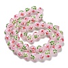 Handmade Lampwork Bumpy Beads Strands LAMP-A005-01E-3