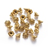 Tibetan Style Bell Filigree Bead Caps TIBE-A23845-AG-LF-2