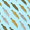 30Pcs 3 Colors Alloy Pendants FEAT-CJ0001-01-6