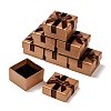 6PCS Square Cardboard Ring Boxes for Festival Gifts Packing X-CBOX-C011-6-2