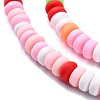 Handmade Polymer Clay Beads Strands X-CLAY-N008-008N-3