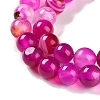 Natural Striped Agate/Banded Agate Beads Strands G-Z060-A01-A06-4