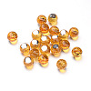 Faceted Round Ball Glass Cabochons X-GGLA-L008C-04-2