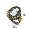 Alloy with Resin Finger Rings FS-WGE901F-03-6