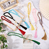 7Pcs 7 Colors Muslim Islamic Prayer Rosary Bracelets BJEW-PH0004-65-5