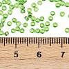 11/0 Grade A Transparent Glass Seed Beads X-SEED-Q007-F49-3