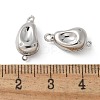 Rack Plating Brass Micro Pave Clear Cubic Zirconia Box Clasps KK-U052-18P-3