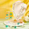  60Pcs 3 Colors Custom Resin Imitation Pearl Beads RESI-PH0001-90-4