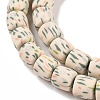 Handmade Polymer Clay Beads Strand CLAY-Z002-01D-3