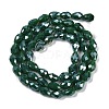 Opaque Solid Color Electroplate Glass Beads Strands EGLA-N013-P8mm-B04-2