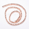 Electroplate Non-magnetic Synthetic Hematite Bead Strands X-G-Q465-23RG-2