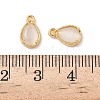 Brass Crushed Ice Cut Cubic Zirconia Pendants KK-D024-26A-G-3