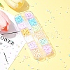 60G 12 Colors 8/0 Opaque Glass Seed Beads SEED-FS0001-28-8